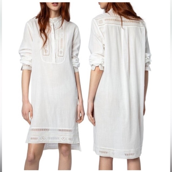 NWT - Zadig & Voltaire “Redda” Dress - Size Small (Oversized) - Picture 1 of 2